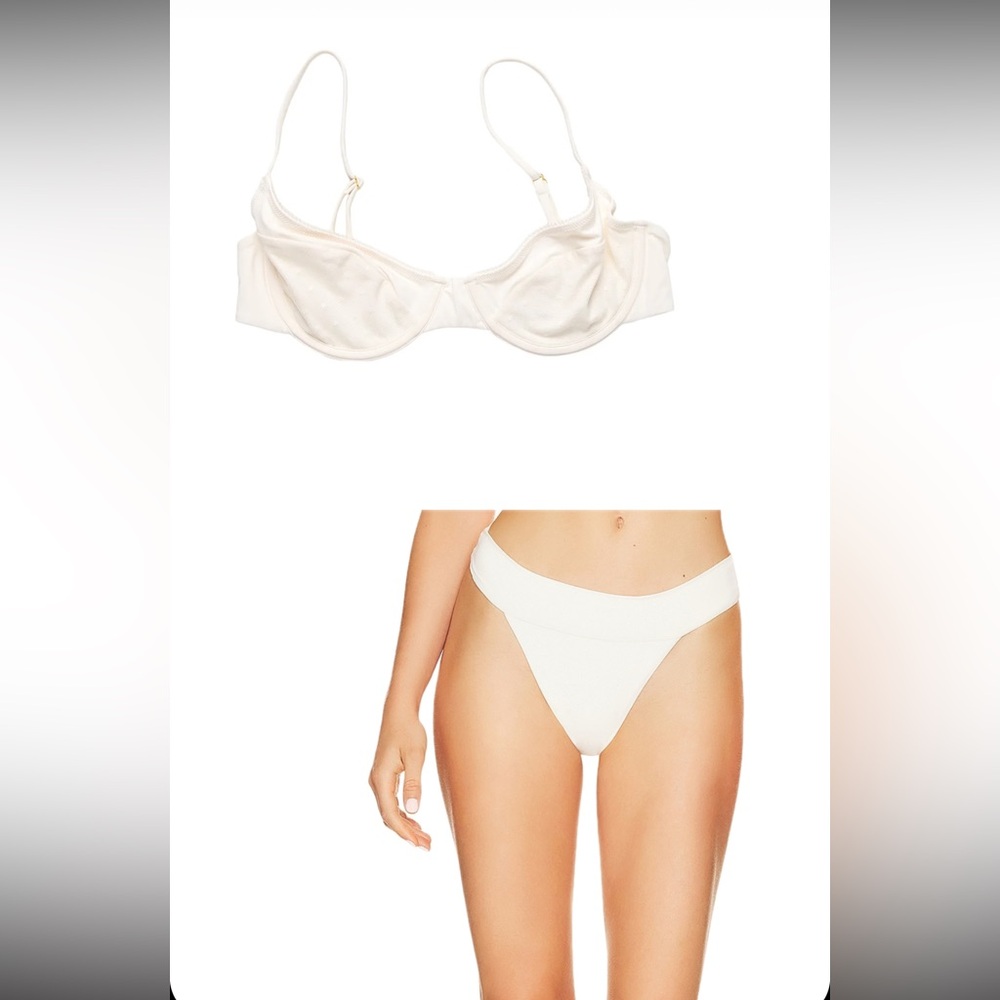 🔥NWT🔥WeWoreWhat Bikini Top (M) and Bottom (Lg)